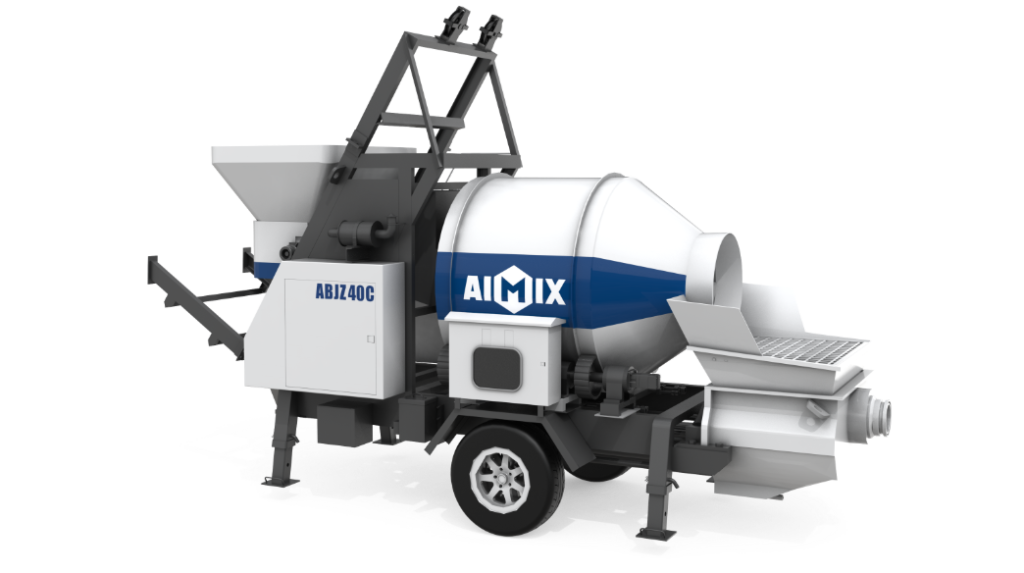 Concrete Pump with Mixer - AIMIX GROUP